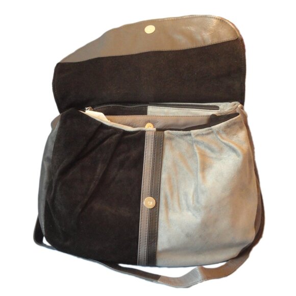 Bruno Rossi Suede Leather Handbag/Shoulder Bag - Picture 3 of 4